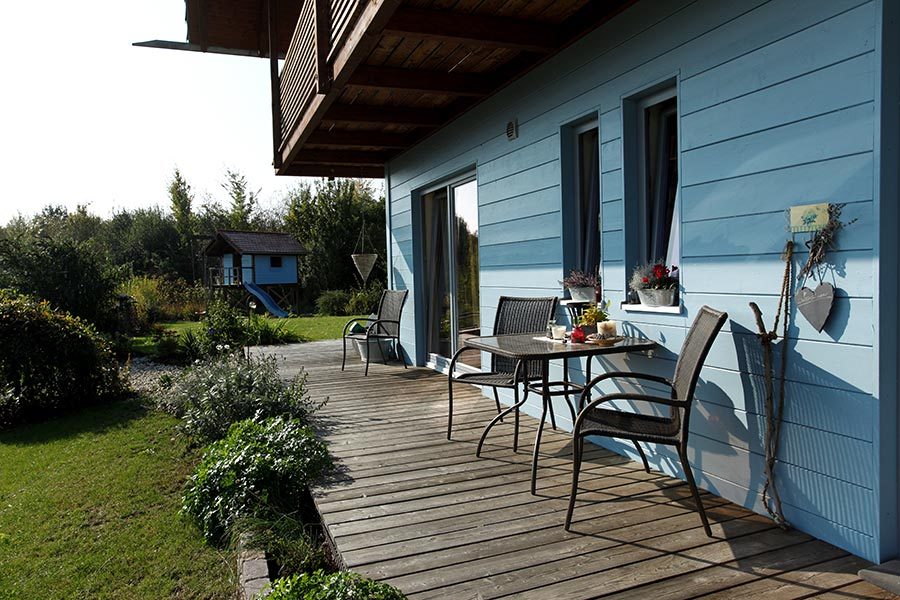 Veranda aus Holz