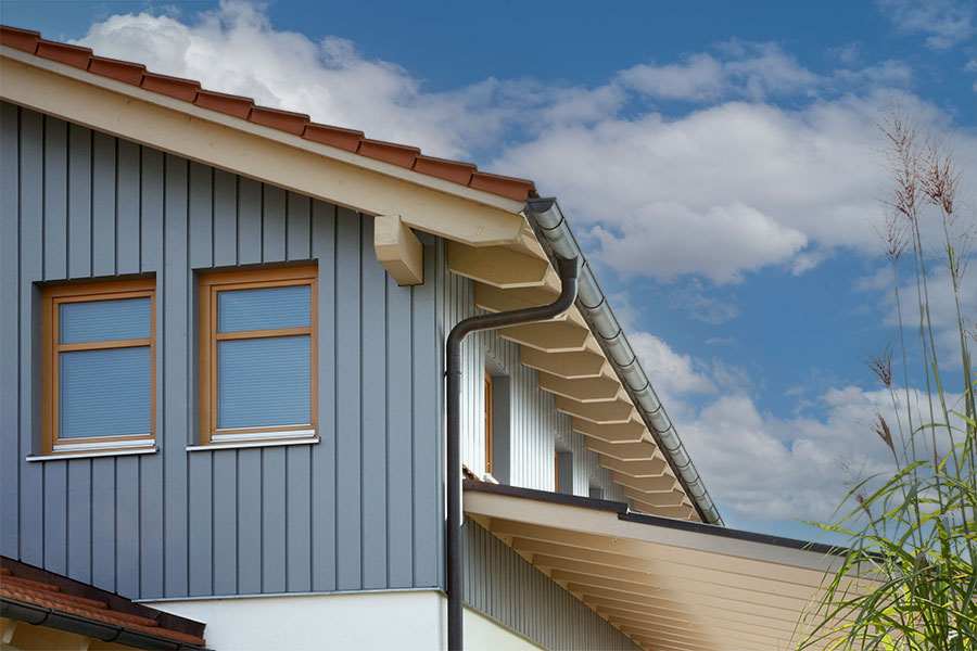 Detailaufnahme Holzhaus