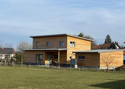 Holzhaus, Einfamilienhaus in Atting zwischen Straubing und Regensburg
