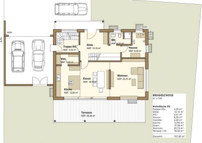 Plan Erdgeschoss