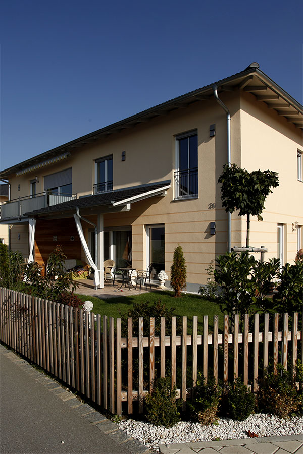 Doppelhaus aus Holz bauen