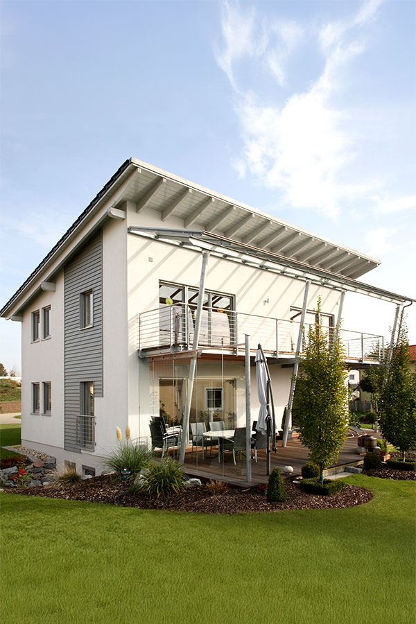Holzhaus als Einfamilienhaus von Kaiser Holzbau