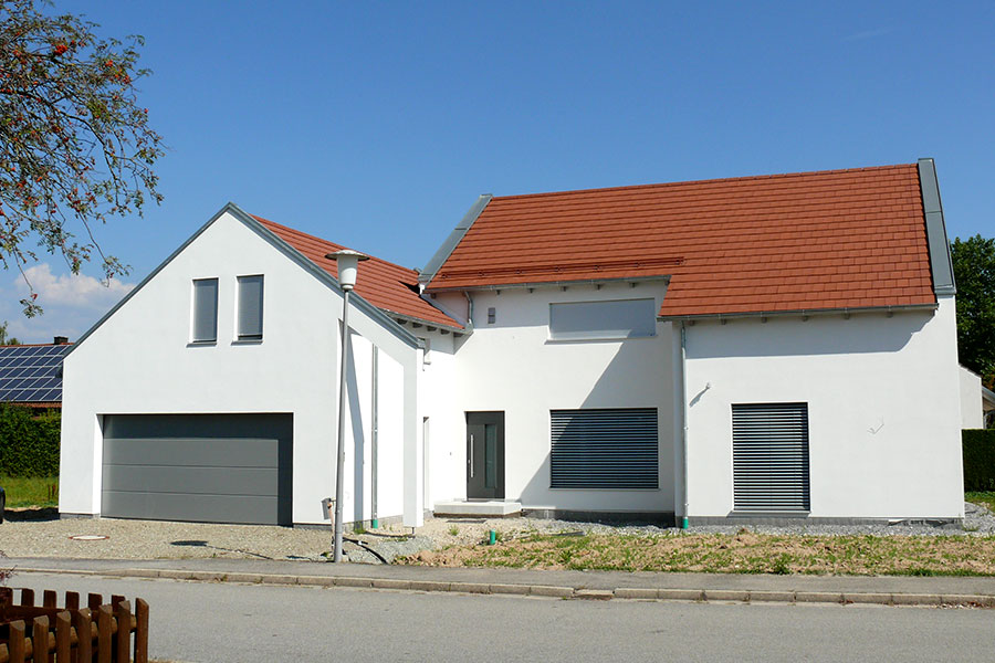 Einfamilienhaus zufriedener Kunden aus Straubing bei Kaiser Holzbau Einfamilienhaus zufriedener Kunden aus Straubing bei Kaiser Holzbau