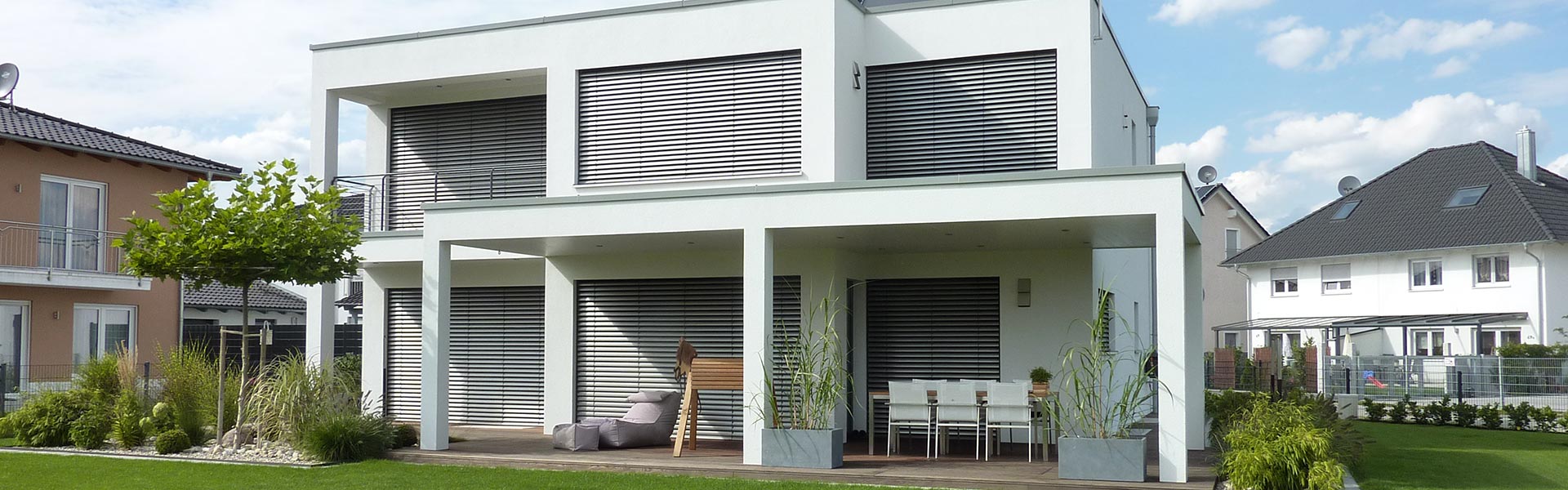 Modernes Haus aus Holz
