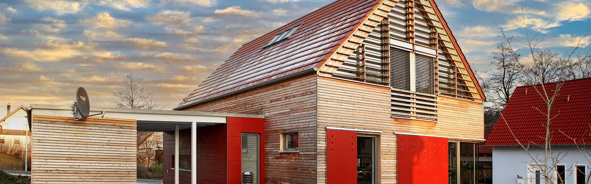 Ökohaus aus Holz