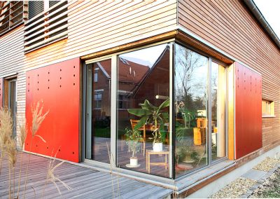 Eckfenster im Ölohaus