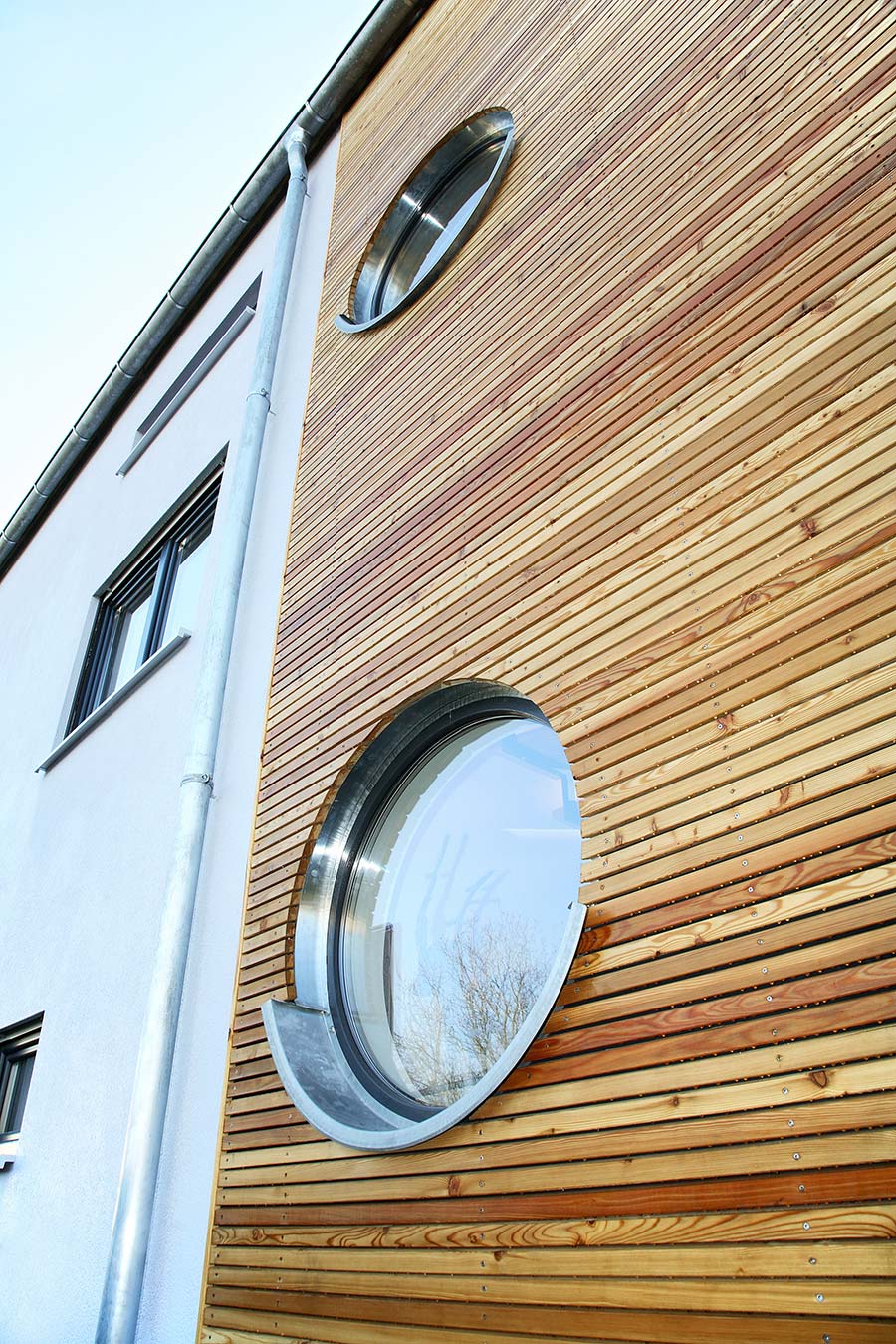 Detail schmales Stadthaus bei Straubing
