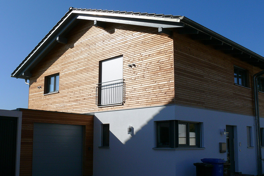 Holzhaus in Deggendorf: Doppelhaus