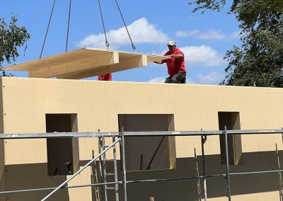 Hausbau in Holzständerbauweise, Zwischendecke