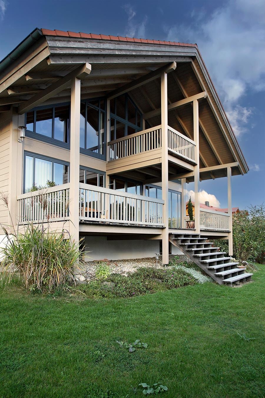 Haus im Holzbau, nachhaltig geplant