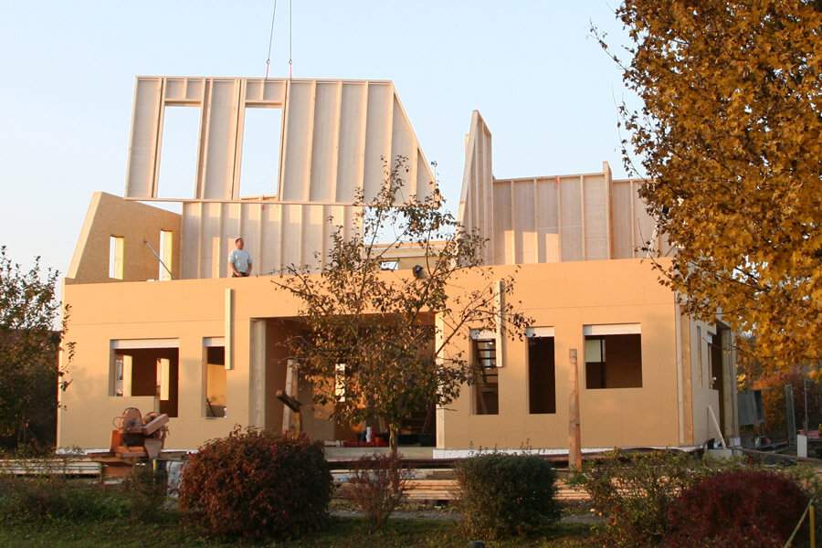 Nachhaltiges Bauen mit vorgefertigten Teilen