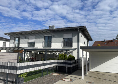 Doppelhaus in massivbauweise
