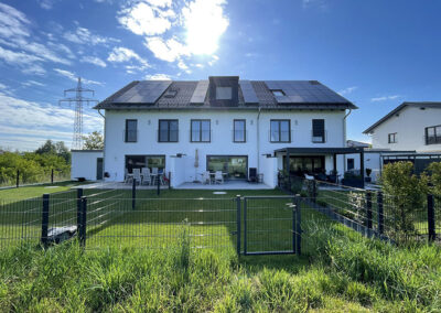 Reihenhaus in massiver Bauweise
